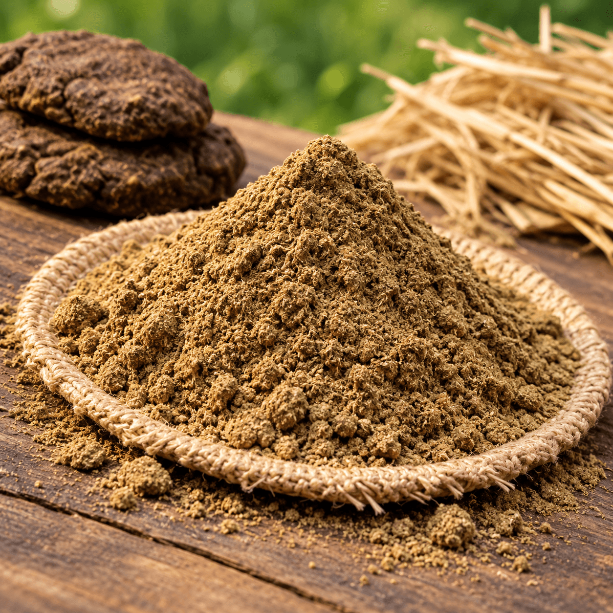Dry Cow Dung Powder